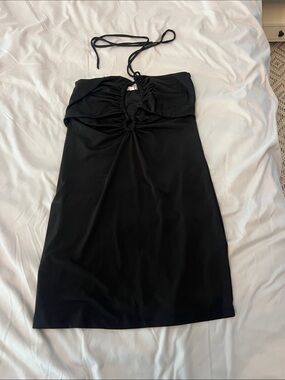 Garage | Dresses | Garage Black Sleek Aline Tube Dress In Size Sp Nwt